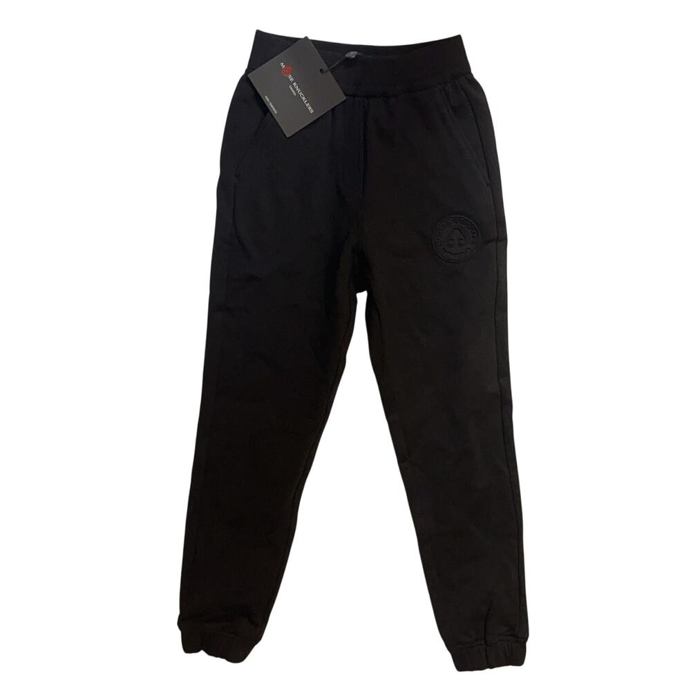 Moose Knuckles Kennedy Jogger Kids Size: S - Black - 100% Cotton - NWT